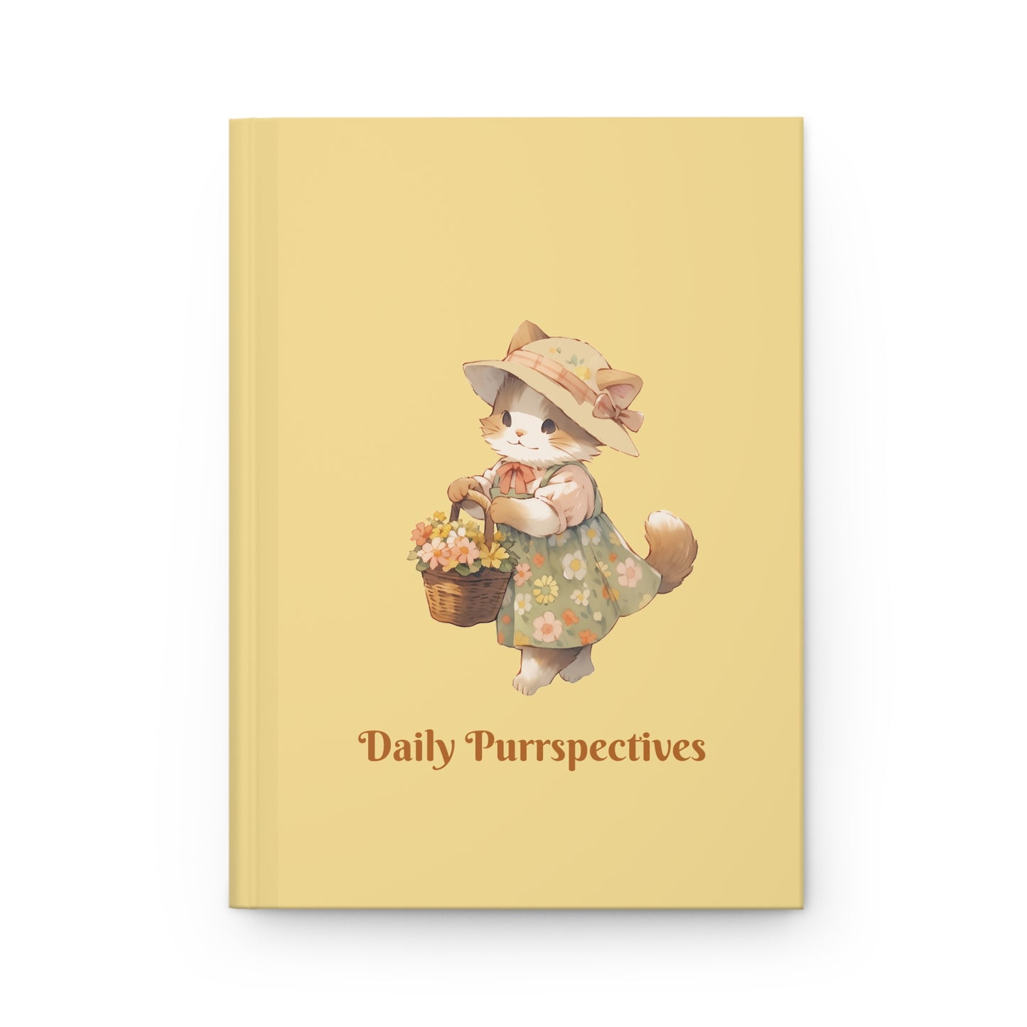 Cute Cat Hardcover Journal - Daily Purrspectives for Cat Lovers