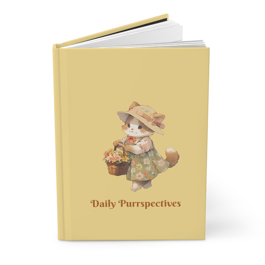Cute Cat Hardcover Journal - Daily Purrspectives for Cat Lovers
